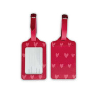 Full Colour Printed PU Luggage Tags