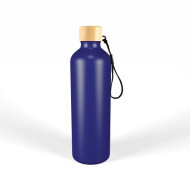 Gelato Aluminium Drink Bottle with Bamboo Lid 