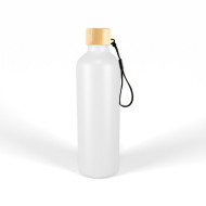 Gelato Aluminium Drink Bottle with Bamboo Lid 