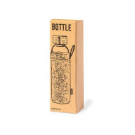 Glass Bottle with Bamboo Lid and RPET Sleeve 