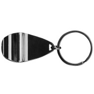Gunmetal Apri Bottle Opener Key Chain 