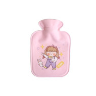 Hot Water Bottle with Plush Cover