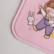 Hot Water Bottle with Plush Cover 