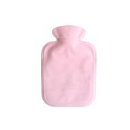 Hot Water Bottle with Plush Cover 