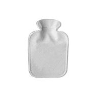 Hot Water Bottle with Plush Cover 