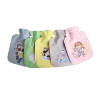 Hot Water Bottle with Plush Cover 