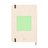 Hucka A5 Notebook with a Linen Cover 