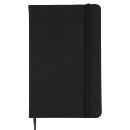 Notebook With Elastic Closure/Expandable Pocket 