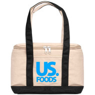 Insulated Cotton Lunch Tote 