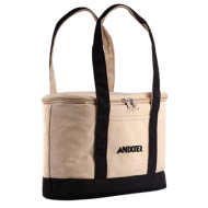 Insulated Cotton Lunch Tote 