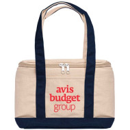 Insulated Cotton Lunch Tote 