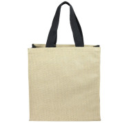 Jute Panelled Carry-All 