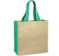 Jute Panelled Carry-All 