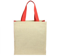 Jute Panelled Carry-All 