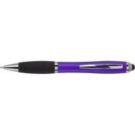 Stylus Ballpoint Pen with Rubber Grip 
