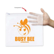 Large Pvc Pouch/Organiser With Clear Slider