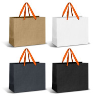 Large Ribbon Handle Paper Bag 