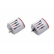 Light-Up Universal Plug Travel Adapter with USB 