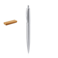 Lukonen Recycled Stainless-Steel Pen in a Cork Presentation Box