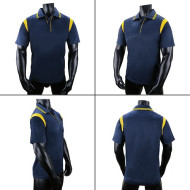 Polo Shirt With Contrast Design 