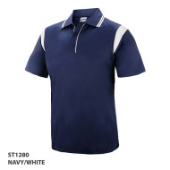 Polo Shirt With Contrast Design 