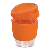 350ml Reusable Glass Coffee Cup 