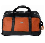Travel bag with trolley function Orange