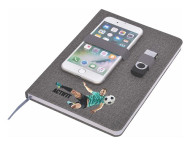 A5 Notebook with phone holder 