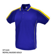 Polo Shirt With Contrast Stripe Design On Shoulders 