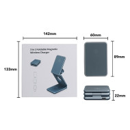 Premium 3 in 1 Foldable Wireless Charger Stand 