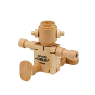 Promotional Mini Wood Robot Dolls 
