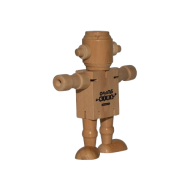Promotional Mini Wood Robot Dolls 