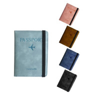 RFID Multifunctional PU Leather Passport Holder