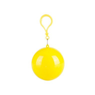 Rain Poncho Ball Keychain 