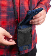 Ripstop Water Resistant Pouch with Lanyard & Phone Tether 