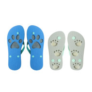 Rubber Talking Footprint Thongs