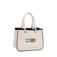 Small Cotton Canvas Beach Bag 