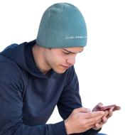 Solid Color Embroidered Acrylic Beanie 