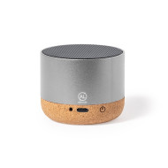 Speaker in Recycled Aluminium and Cork