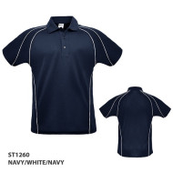 Polo Shirt With Contrast Stripe Design 
