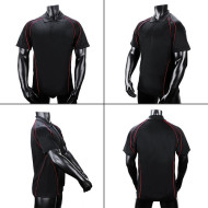 Polo Shirt With Contrast Stripe Design 