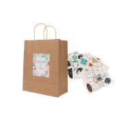 Twisted Handle Kraft Paper Bag (260x330x120mm) 