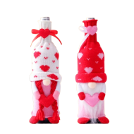 V Day Wine Bottle Cover