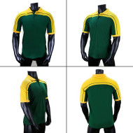 Polo Shirt Contrast Panel And Piping 