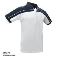 Polo Shirt Contrast Panel And Piping 