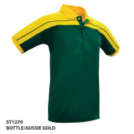 Polo Shirt Contrast Panel And Piping 