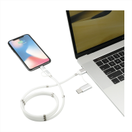 Whirl 5-In-1 Charging Cable with Magnetic Wrap 
