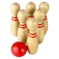 Wooden Bowling Set 