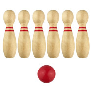 Wooden Bowling Set 