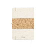 Yacard A5 Notebook with Linen and Cork Cover 